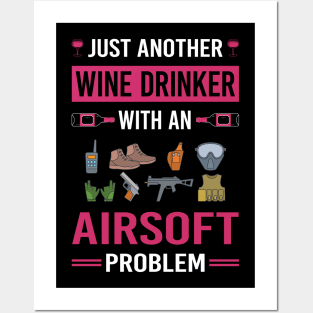 Wine Drinker Airsoft Posters and Art